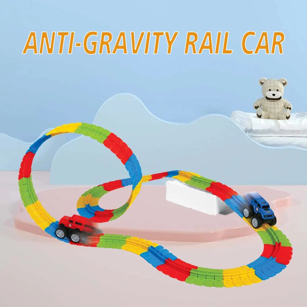 Anti-Gravity Track Racing Adventure Toy Suitable for Car Scene Building Children'S Home Entertainment Children'S Early Education Toys