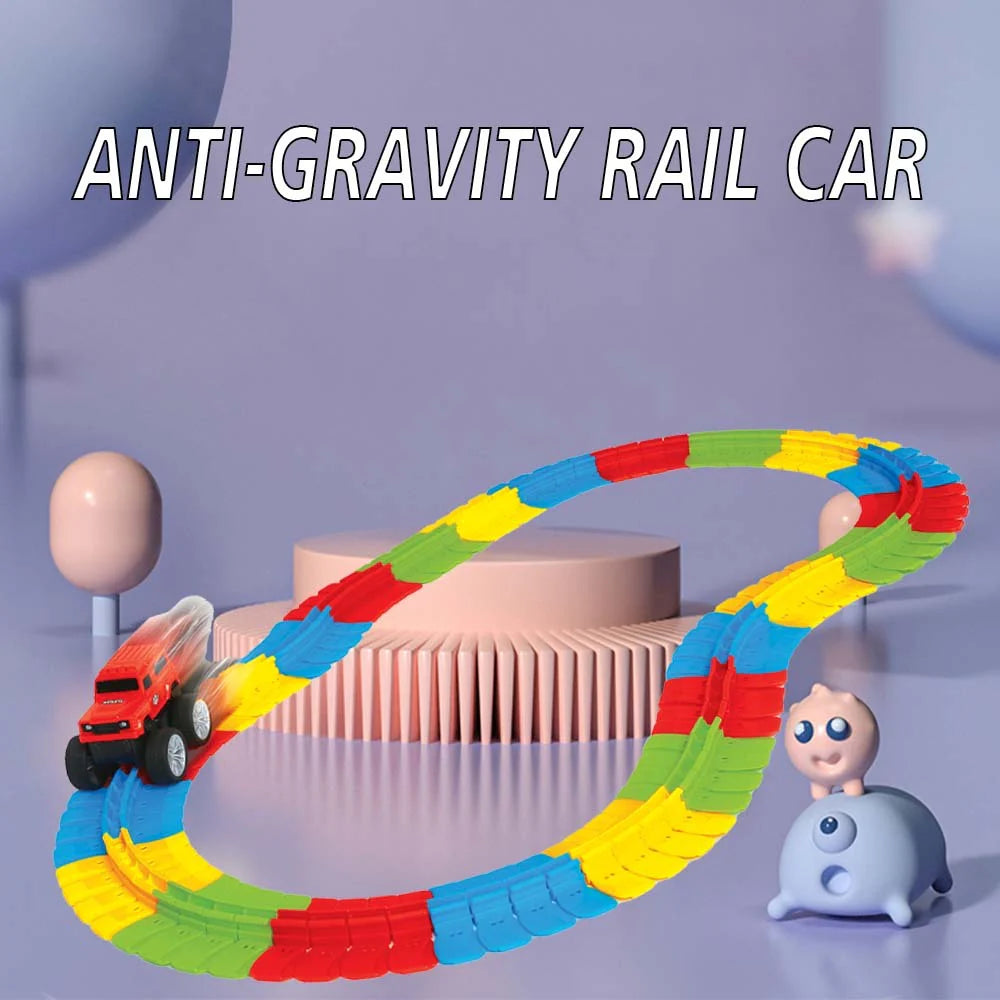 Anti-Gravity Track Racing Adventure Toy Suitable for Car Scene Building Children'S Home Entertainment Children'S Early Education Toys