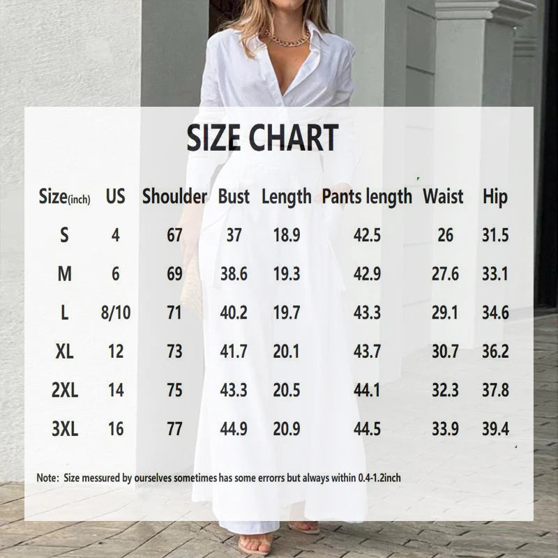 Women Elegant Casual Cross Detail Top and Wide Leg Pants Set with Pockets