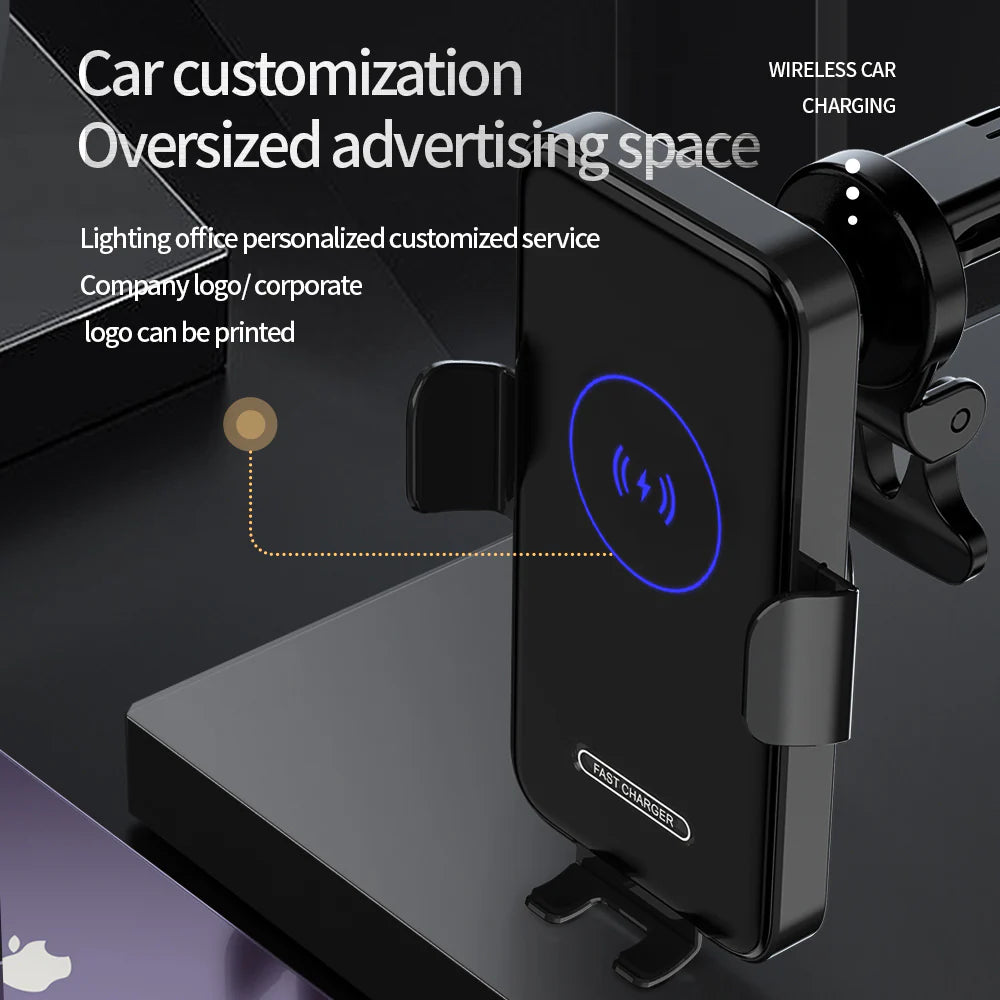Wireless 15W Fast Charging Car Phone Holder