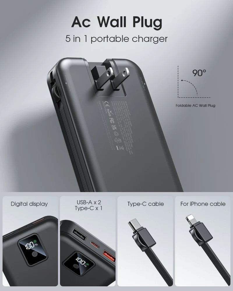 Ac-02F Dual-Head Mobile Power Bank